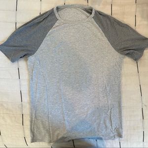 lululemon men’s 5 year basic color block tee sz m